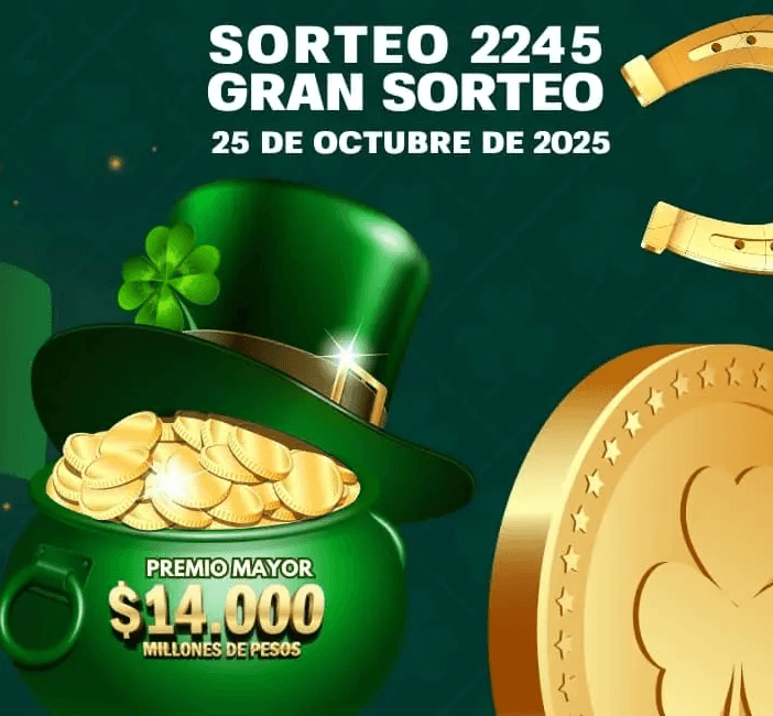sorteo extraordinario no. 2245b