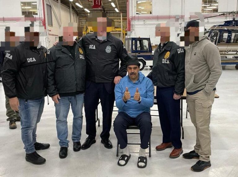 foto de maduro detenido en la dea en nueva york