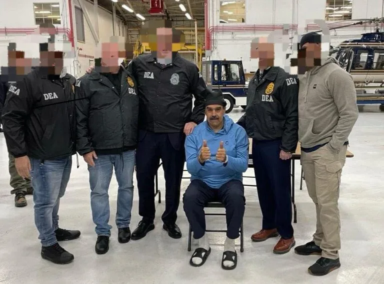 foto de maduro detenido en la dea en nueva york