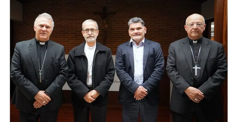 El Procurador General le presentó su estrategia de Paz Electoral al Presidente del Episcopado de Colombia