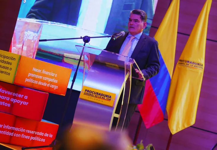 El Procurador Gregorio Eljach presentó una estrategia pedagógica sobre la “indebida participación en política” en las próximas elecciones presidenciales