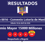 resultados sorteo extraordinario de colombia y loteria de manizales 3