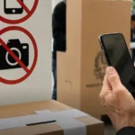 celulares en puestos de votacion