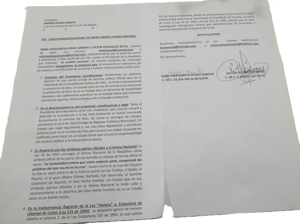 impugnacion del fallo de tutela