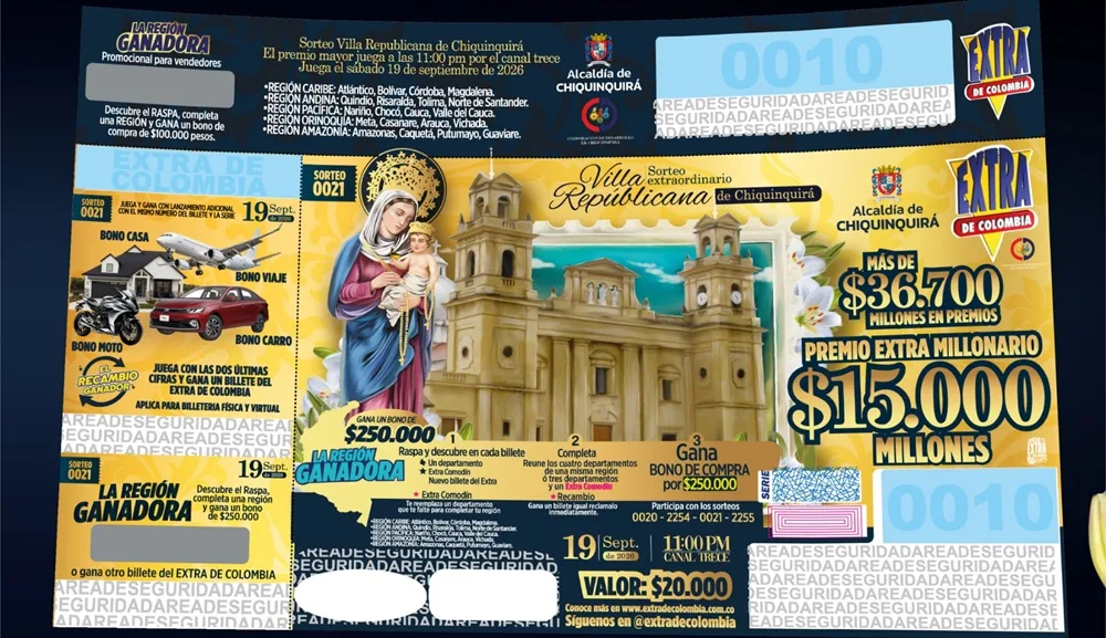 sorteo extra de chiquinquira 19 sept 2026 1