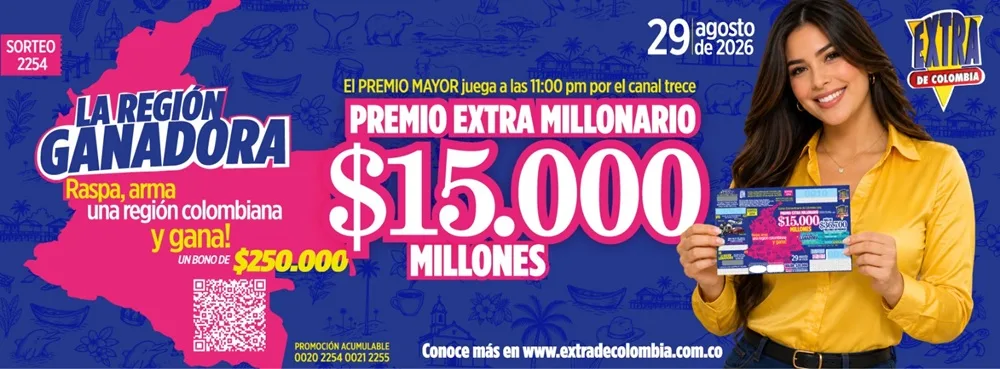 sorteo extra de colombia1 ago 2026