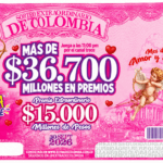 billete extra de col amor y amistad sept 30 de 2026